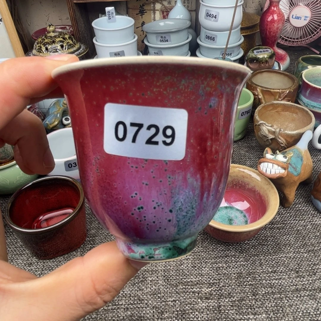 钧瓷杯子窑口自播原矿钧瓷40