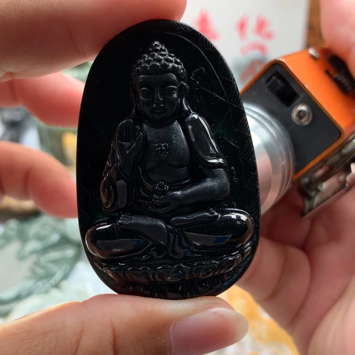 翡翠未镶嵌颈饰保真天然A货翡翠