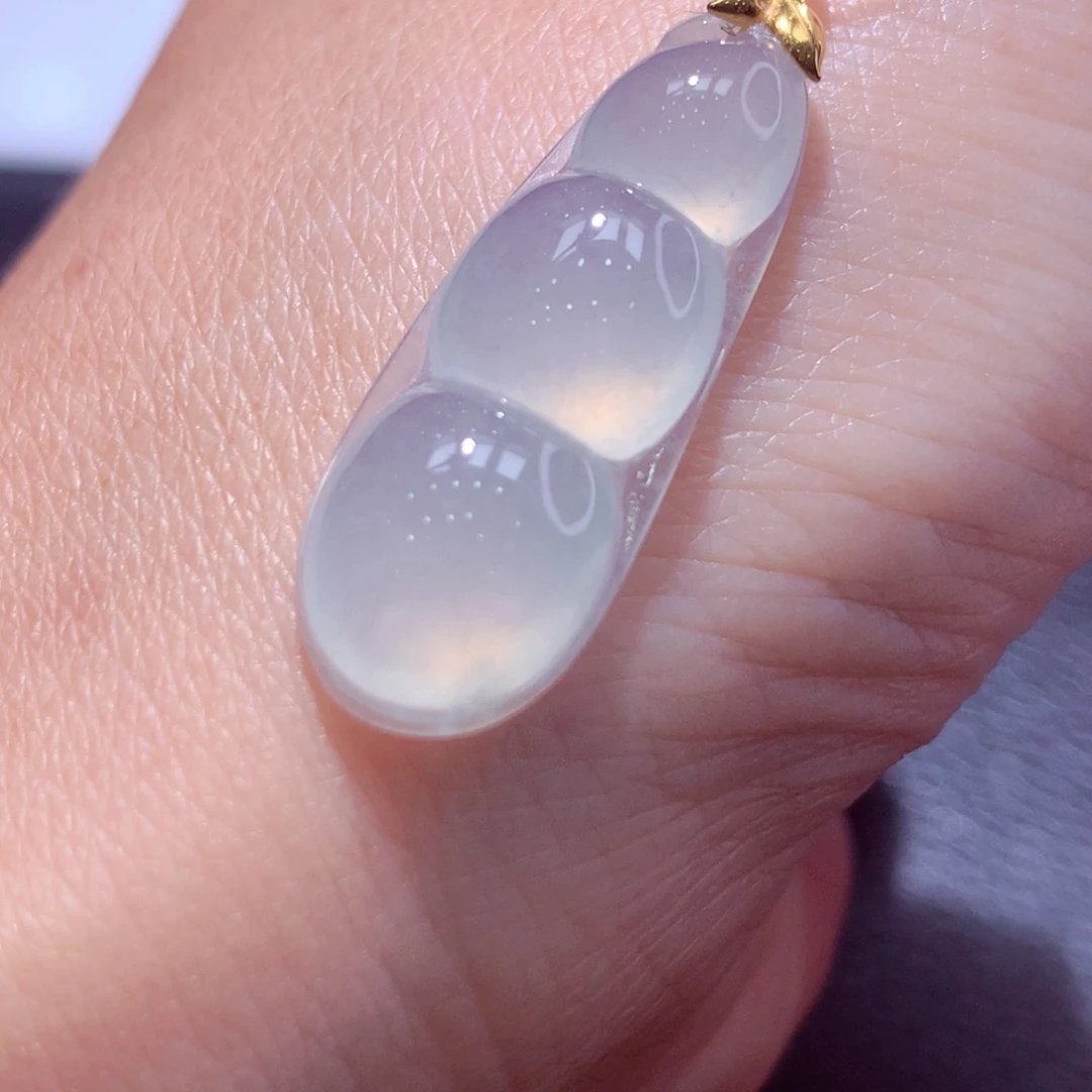 定制翡翠18K金镶嵌翡翠