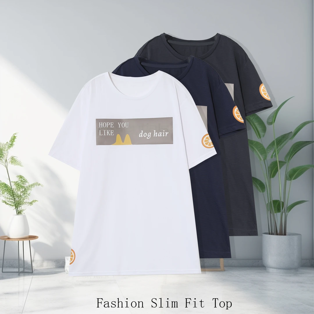 【特价】夏男女同款宽松休闲运动透气圆领潮流百搭简约短袖T恤N259