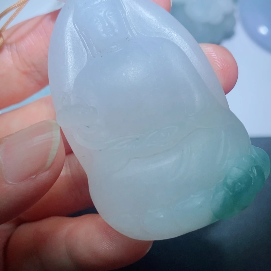 定制翡翠未镶嵌毛货吊坠未抛光