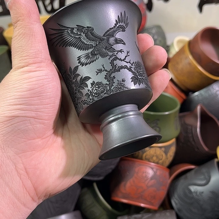 茶杯紫砂全手工紫砂 主人杯