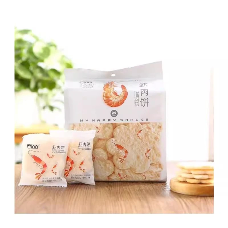 零食儿童肉饼雪米饼雪饼丫丫小吃虾解馋休闲食品