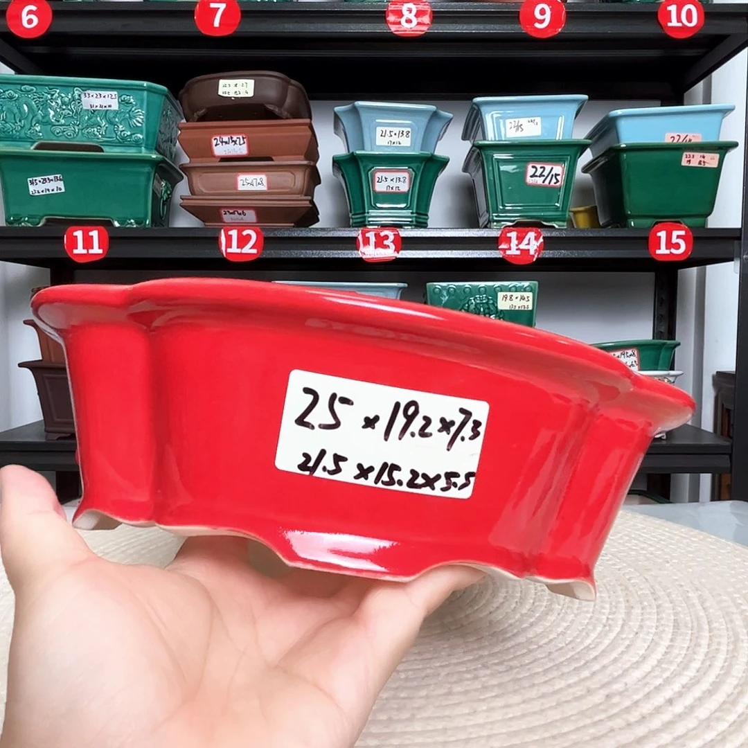 宜兴紫砂花盆直播间