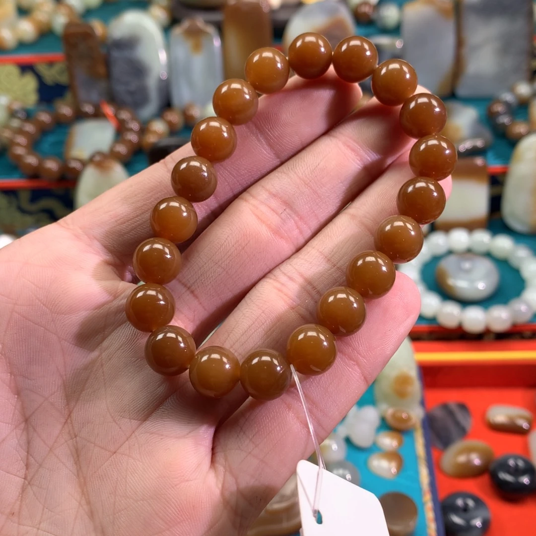 和田玉（糖玉）未镶嵌手链