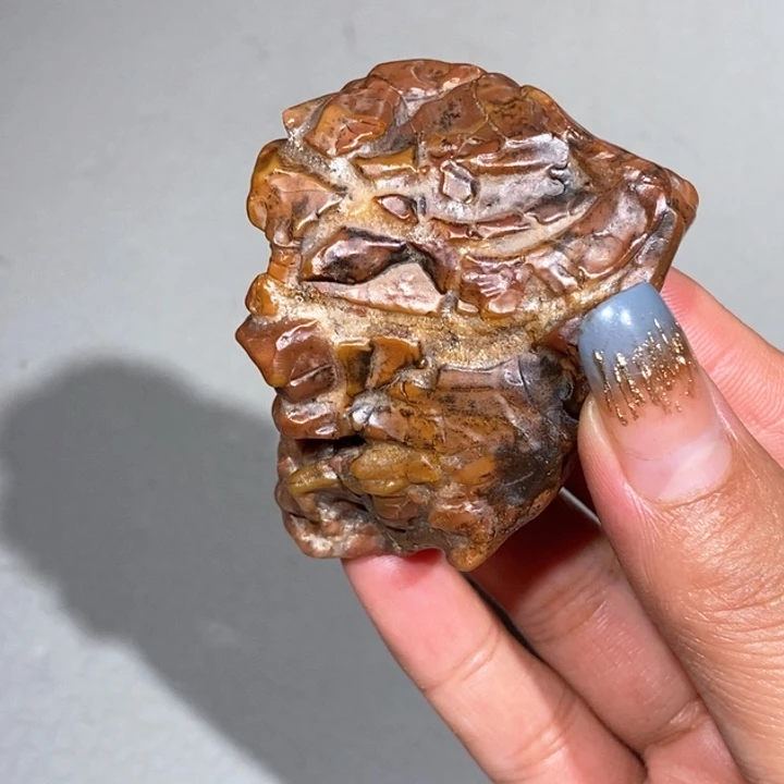 玛瑙/玉髓车挂合金豆*88