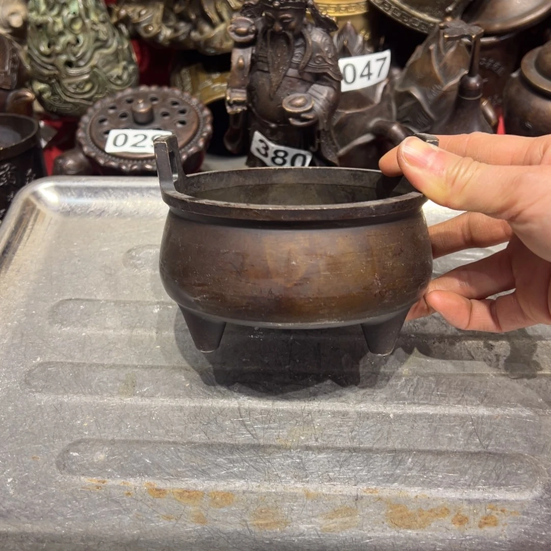 黄铜摆件，文房摆件