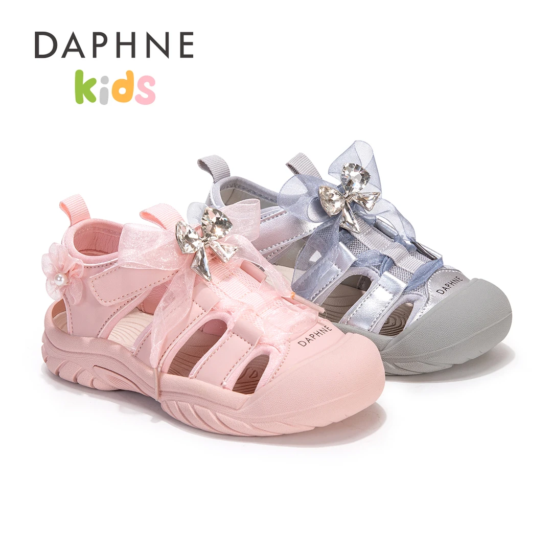 达芙妮女童鞋运动凉鞋2025夏季新款儿童夏天沙滩鞋子中大童溯溪鞋