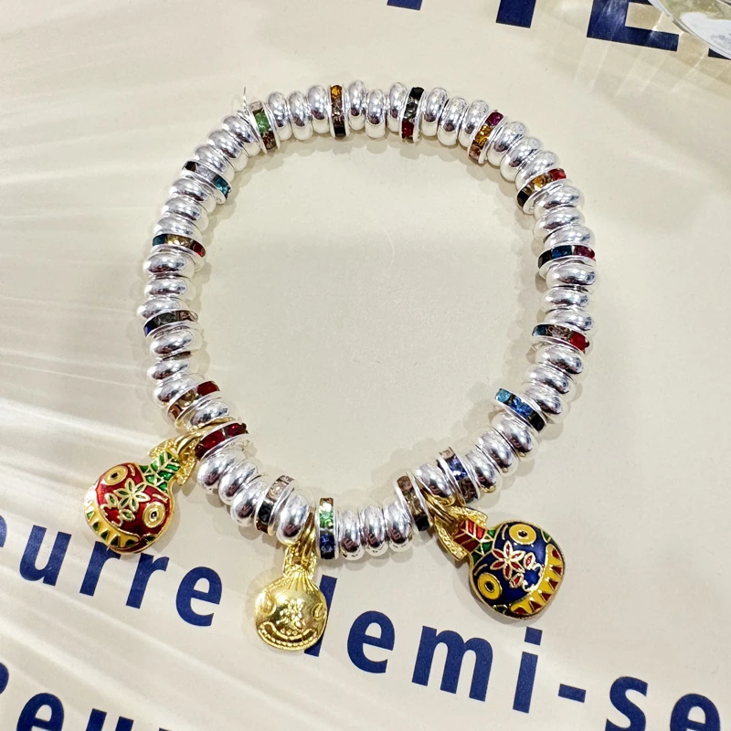 新款双吞金兽盘缠摆件手链A23