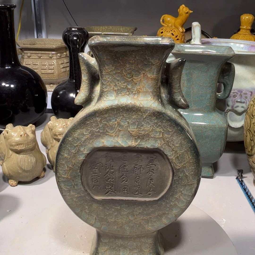 瓶官窑瓶子品相完美