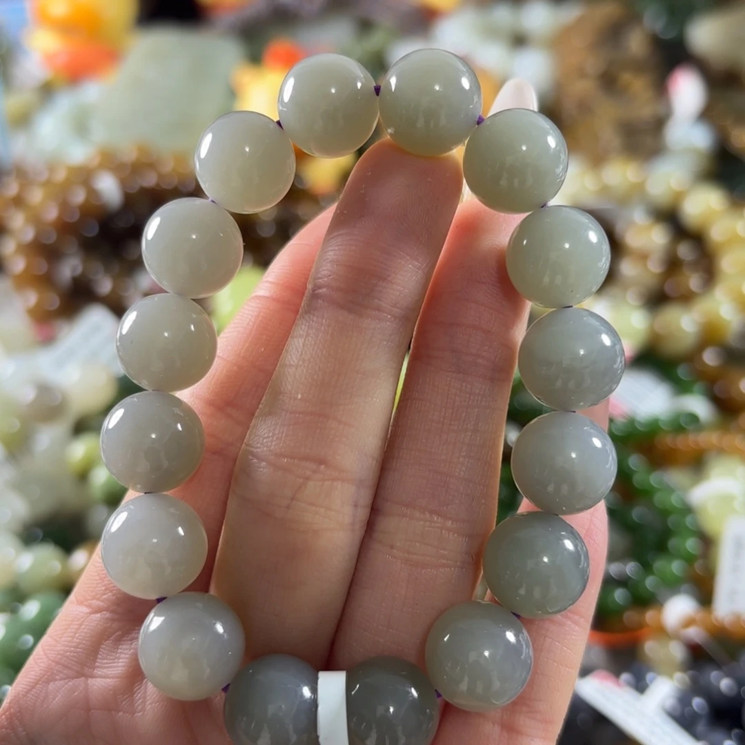 和田玉未镶嵌手串188