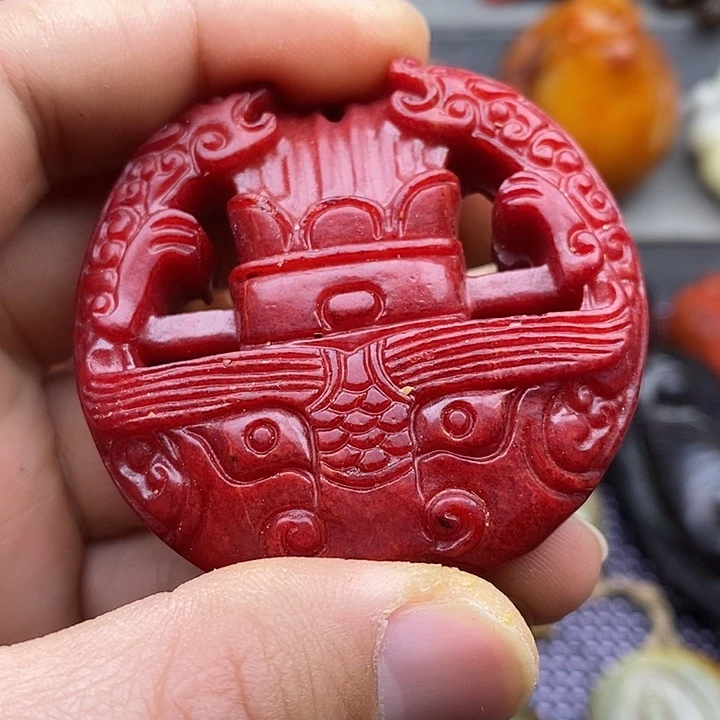 未镶嵌蛇纹石玉颈饰