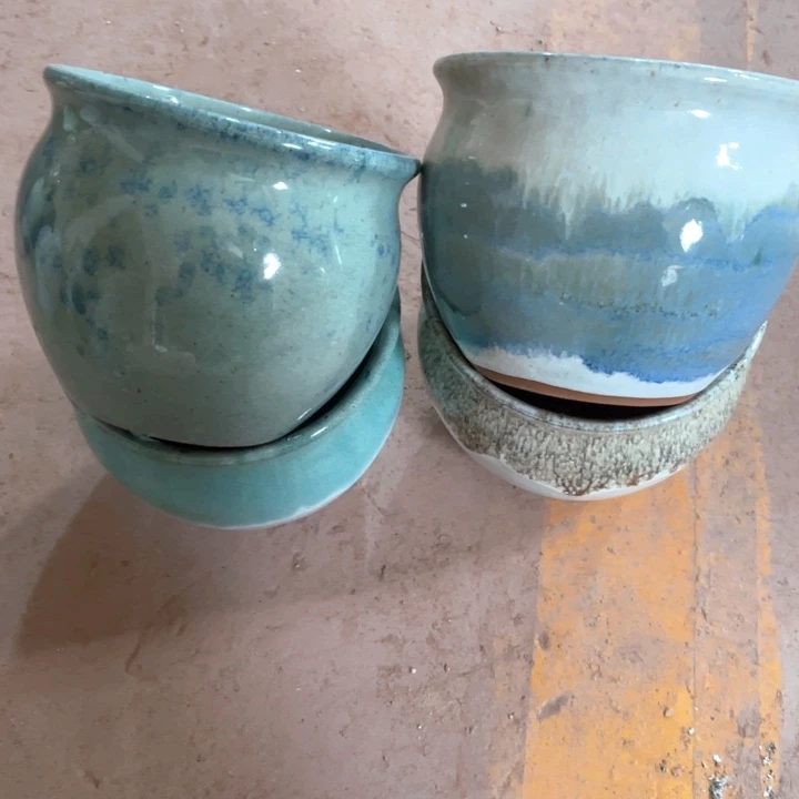 花盆紫砂口径15高度13四个正品