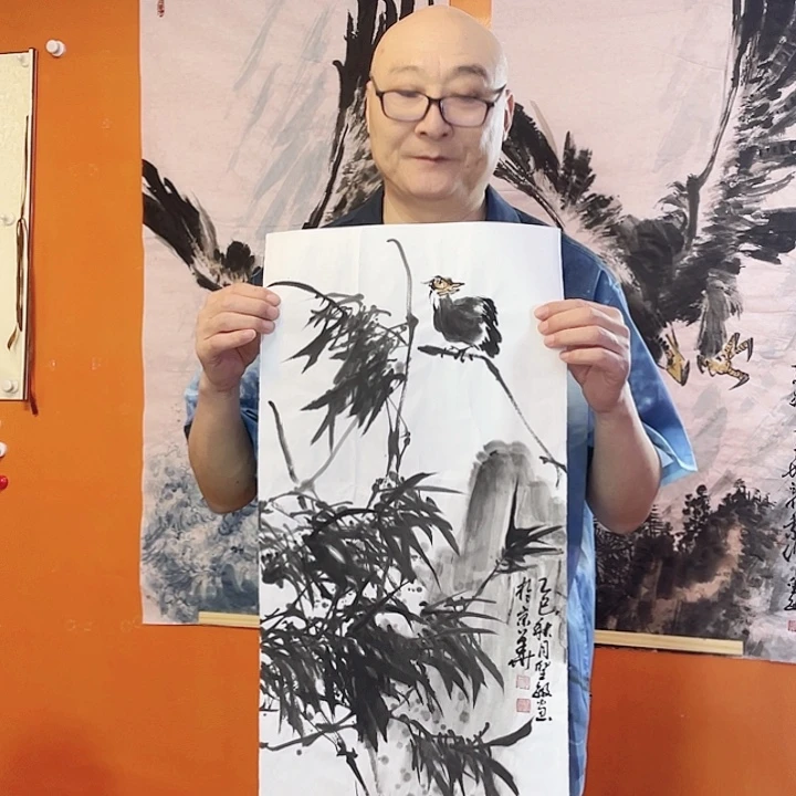 国画张圣敏先生纯手绘作品