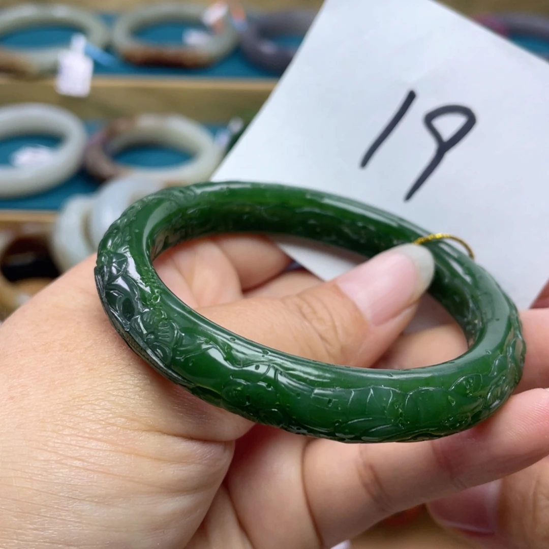未镶嵌手镯和田玉圈口58