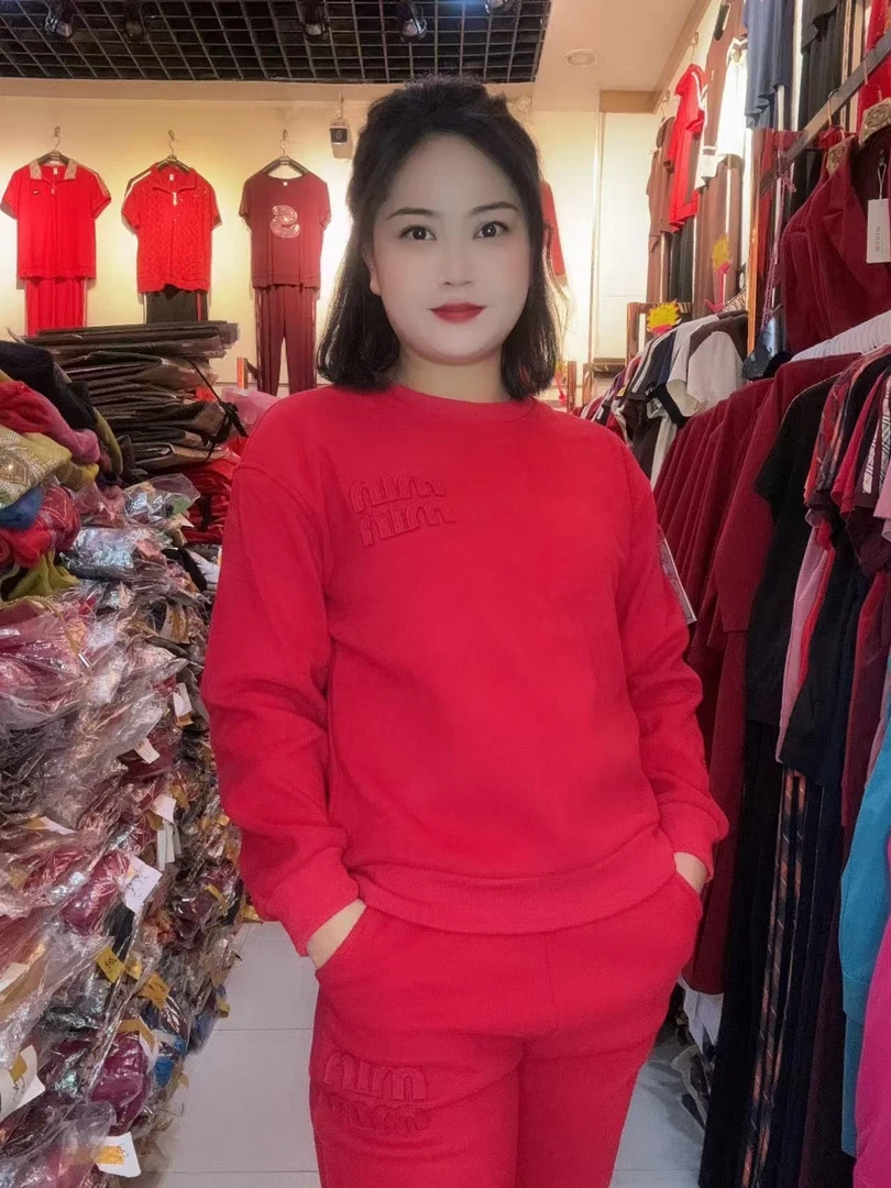 829秋冬加绒长袖长裤休闲套装