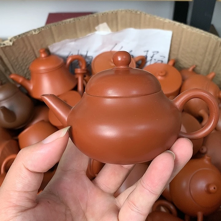 茶壶紫砂原矿朱泥茶具茶壶家用