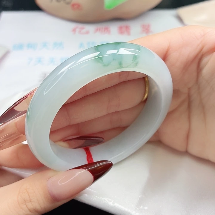 未镶嵌手镯翡翠55-56圈口