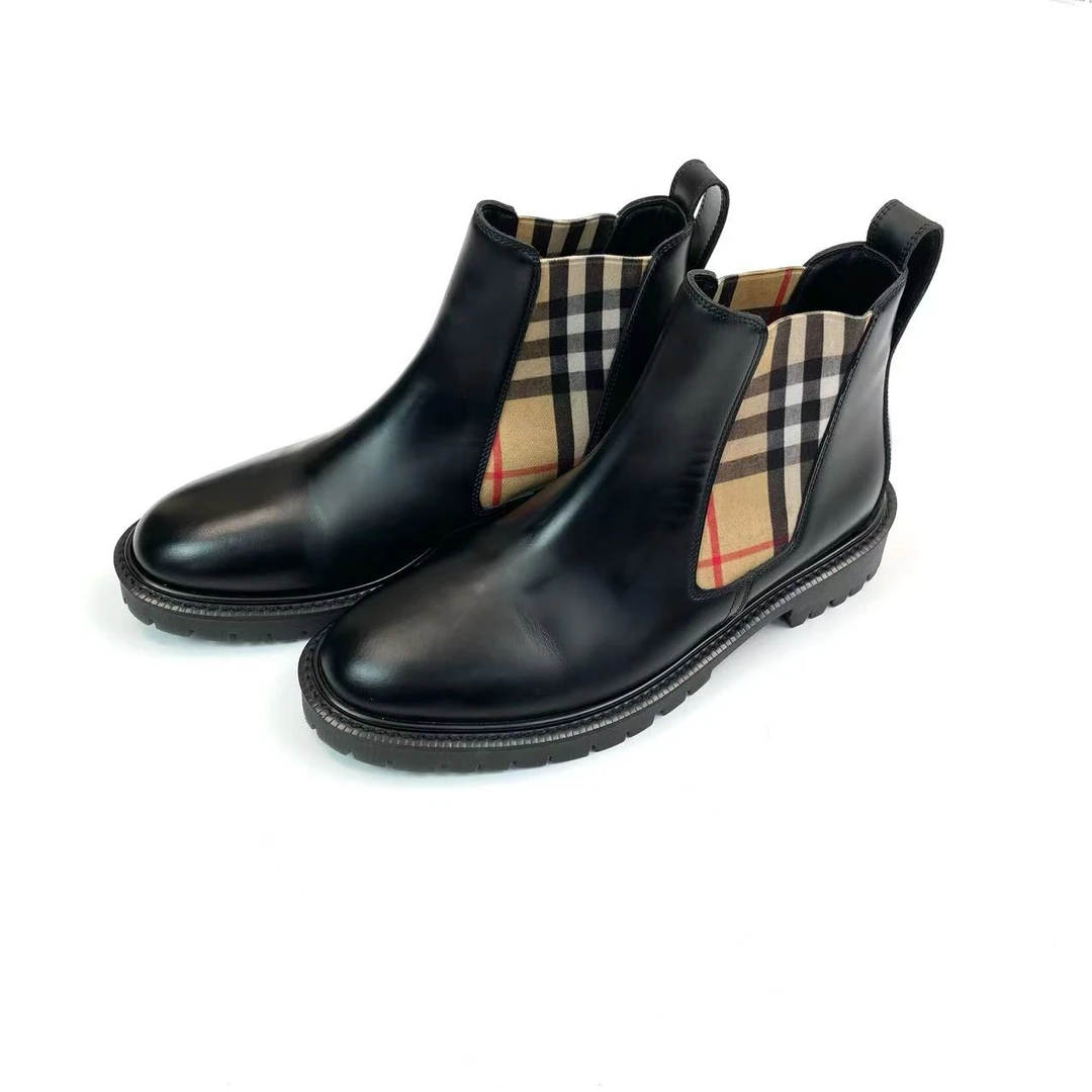 99新 BURBERRY/博柏利 ff173 切尔西短靴 36.5码