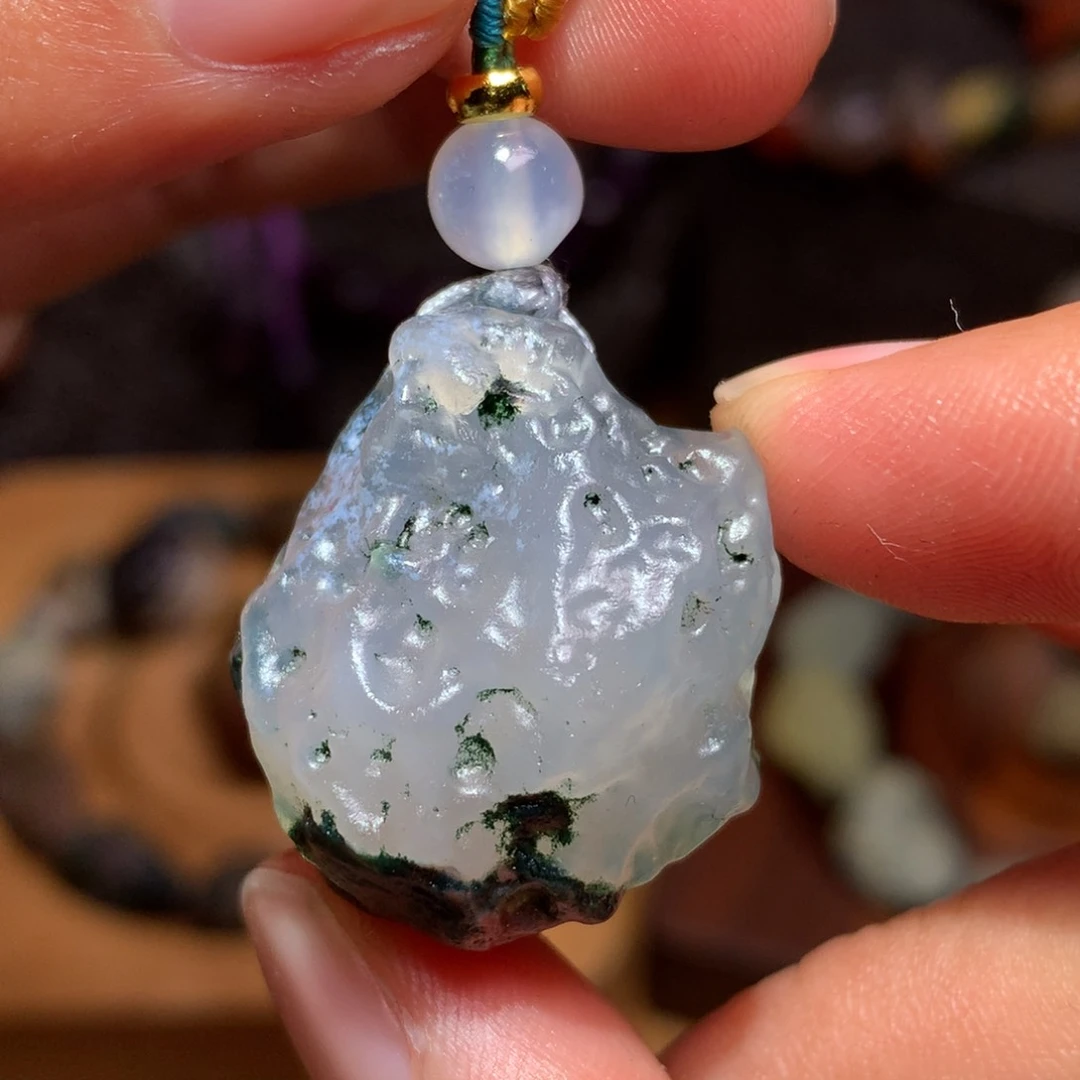 未镶嵌玛瑙/玉髓珠宝半成品