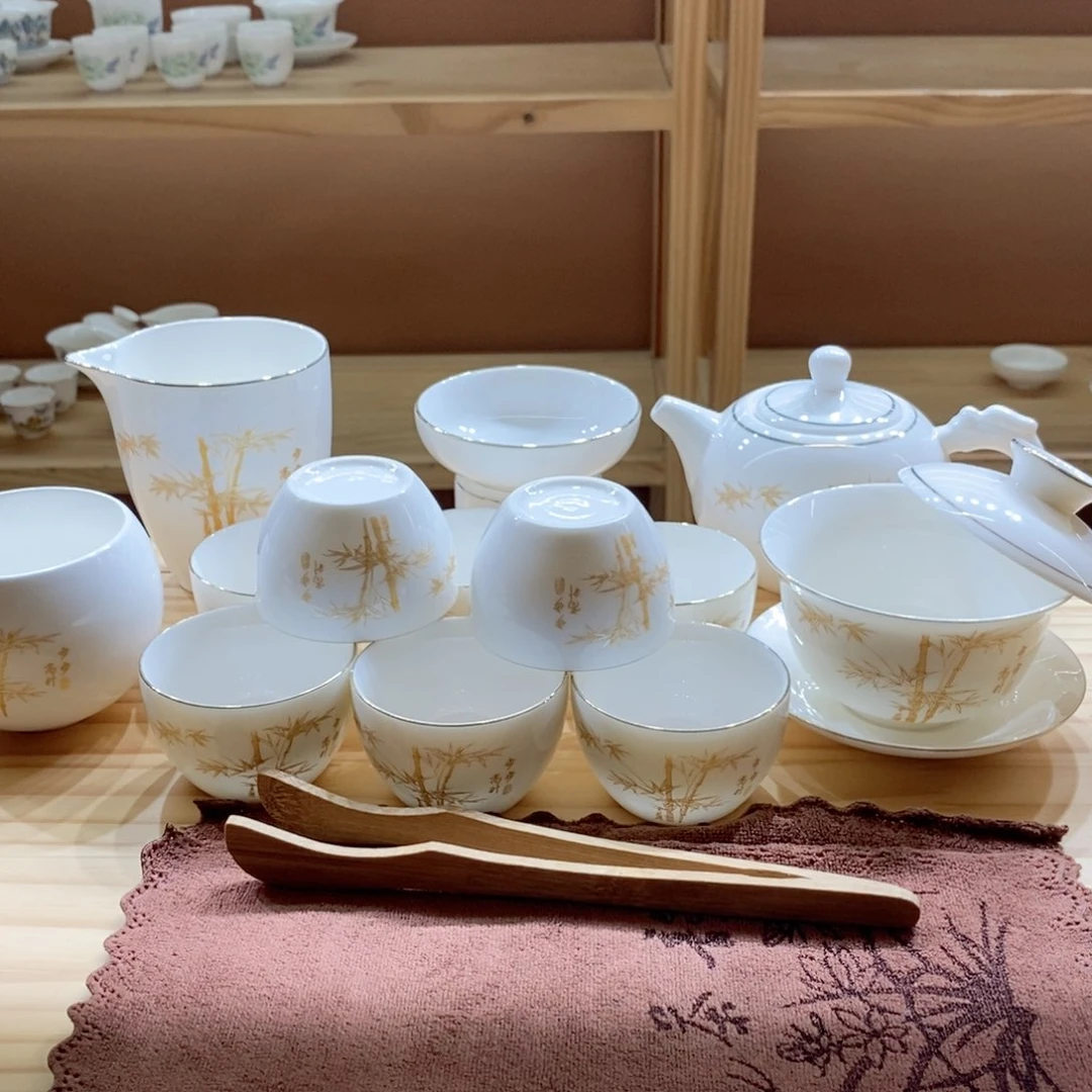 高端茶具套装步步高升16