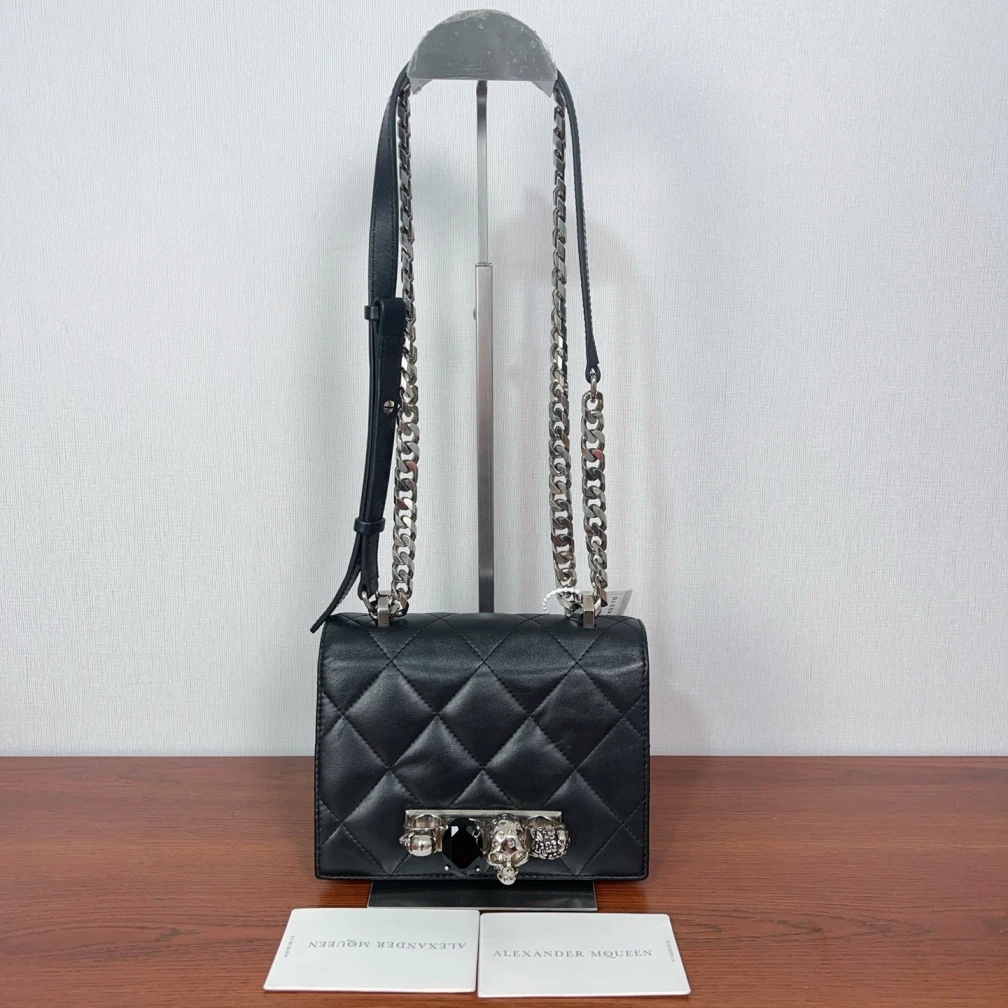95新 Alexander McQueen/亚历山大·麦昆 亚历山大麦昆斜挎包mq311