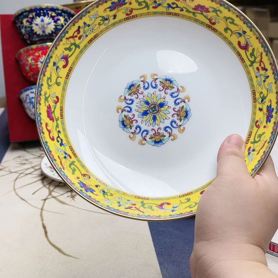 【闪购商品】珐琅8英寸4深黄。。。。