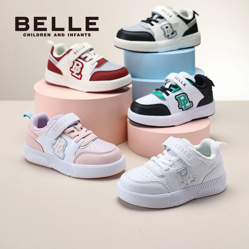百丽儿童休闲风防滑休闲鞋春秋运动鞋男童鞋子欧若假日风DE4647