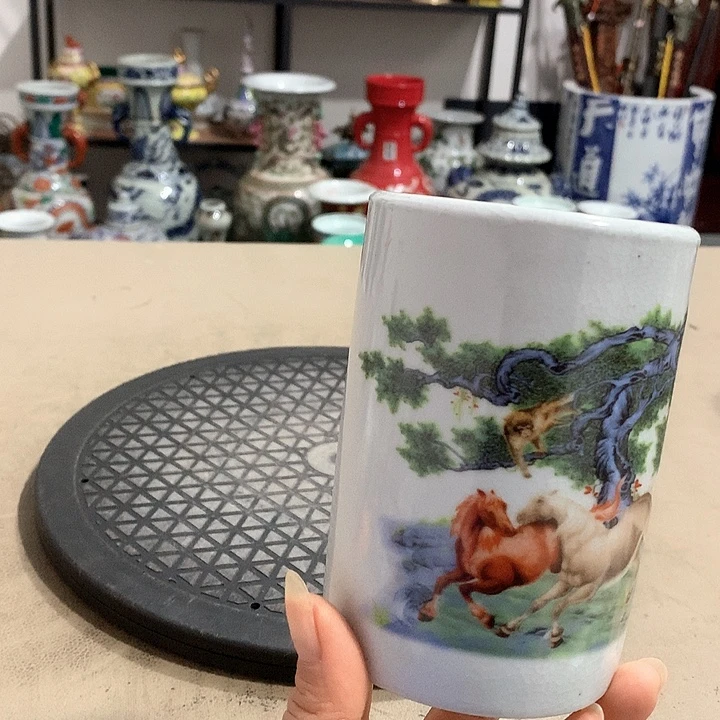 摆件陶博古架陶瓷摆件