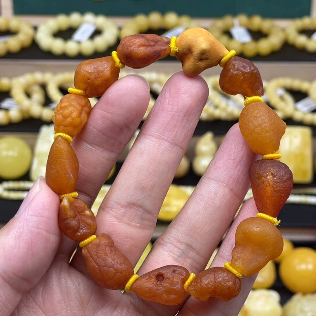 琥珀裸石未镶嵌琥珀蜜蜡