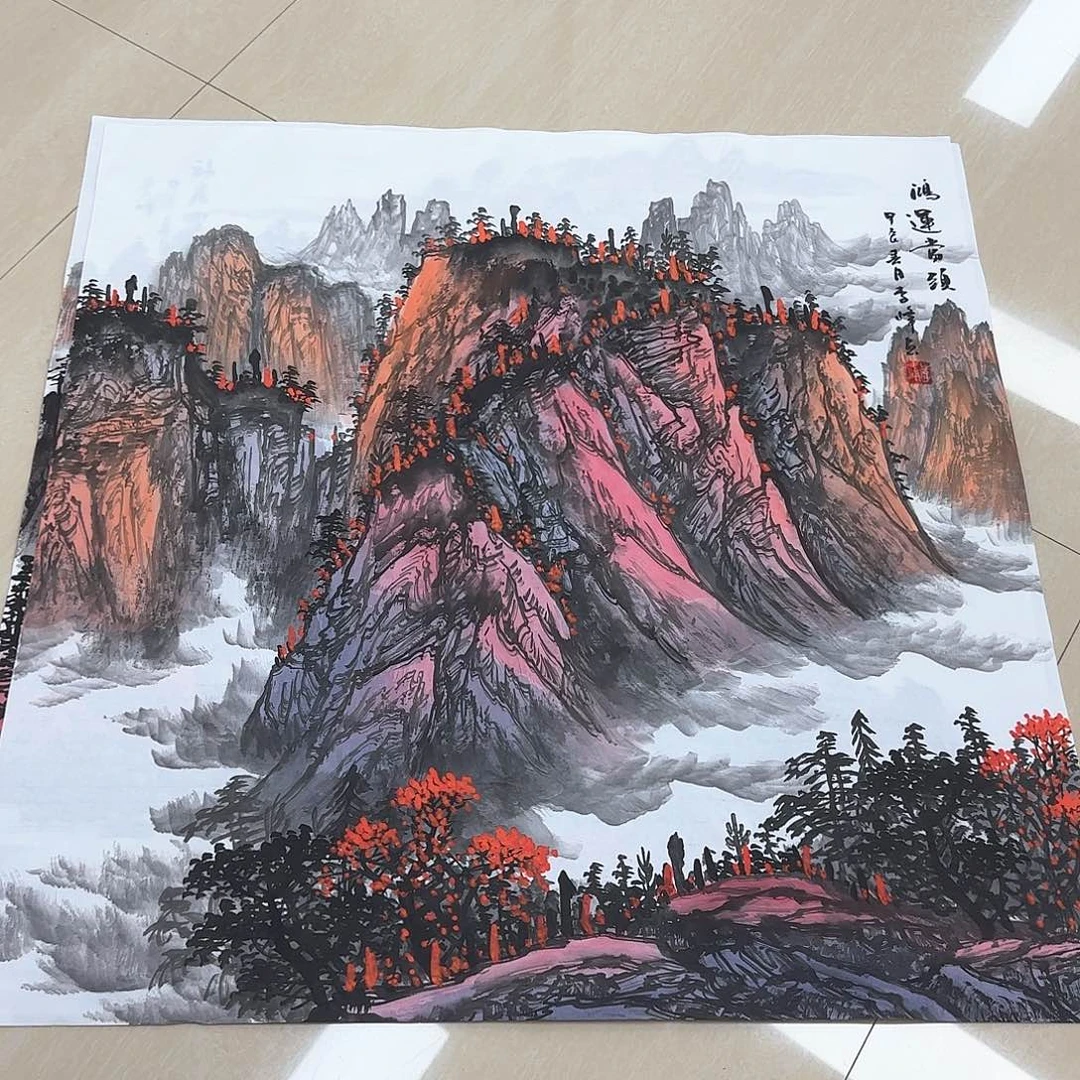 国画国画作品展，国画^_^