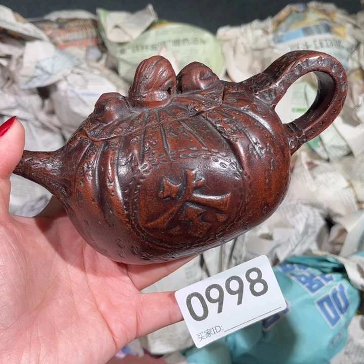 茶壶紫砂紫棋茶壶998