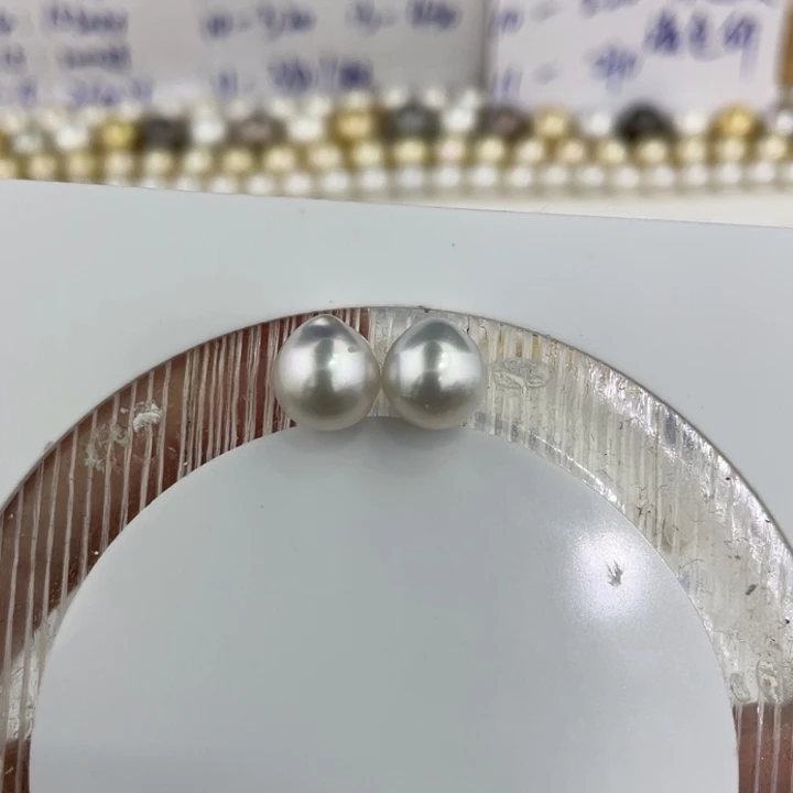 未镶嵌海水珍珠裸珠澳白9-10mm