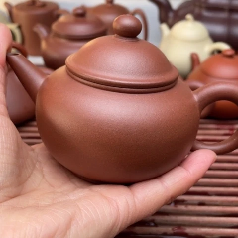 紫砂茶壶象*紫砂壶全手工