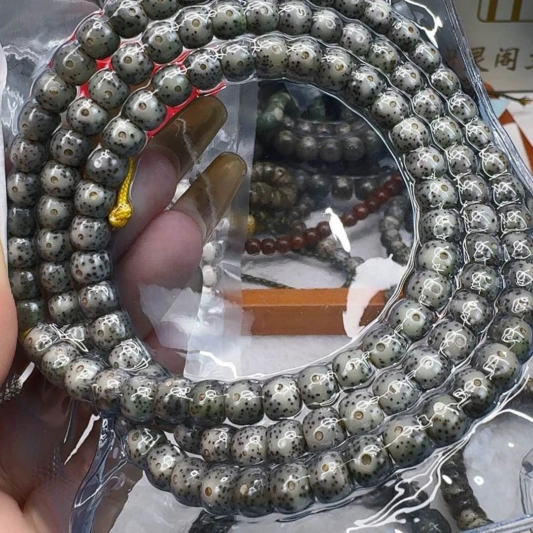 星月菩提手串101王者糯冰石玉108 76