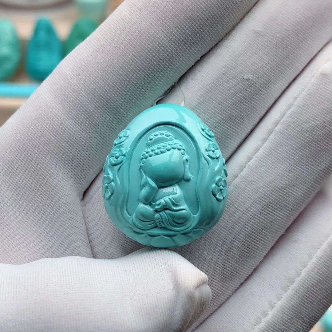 绿松石珠宝奇石未镶嵌