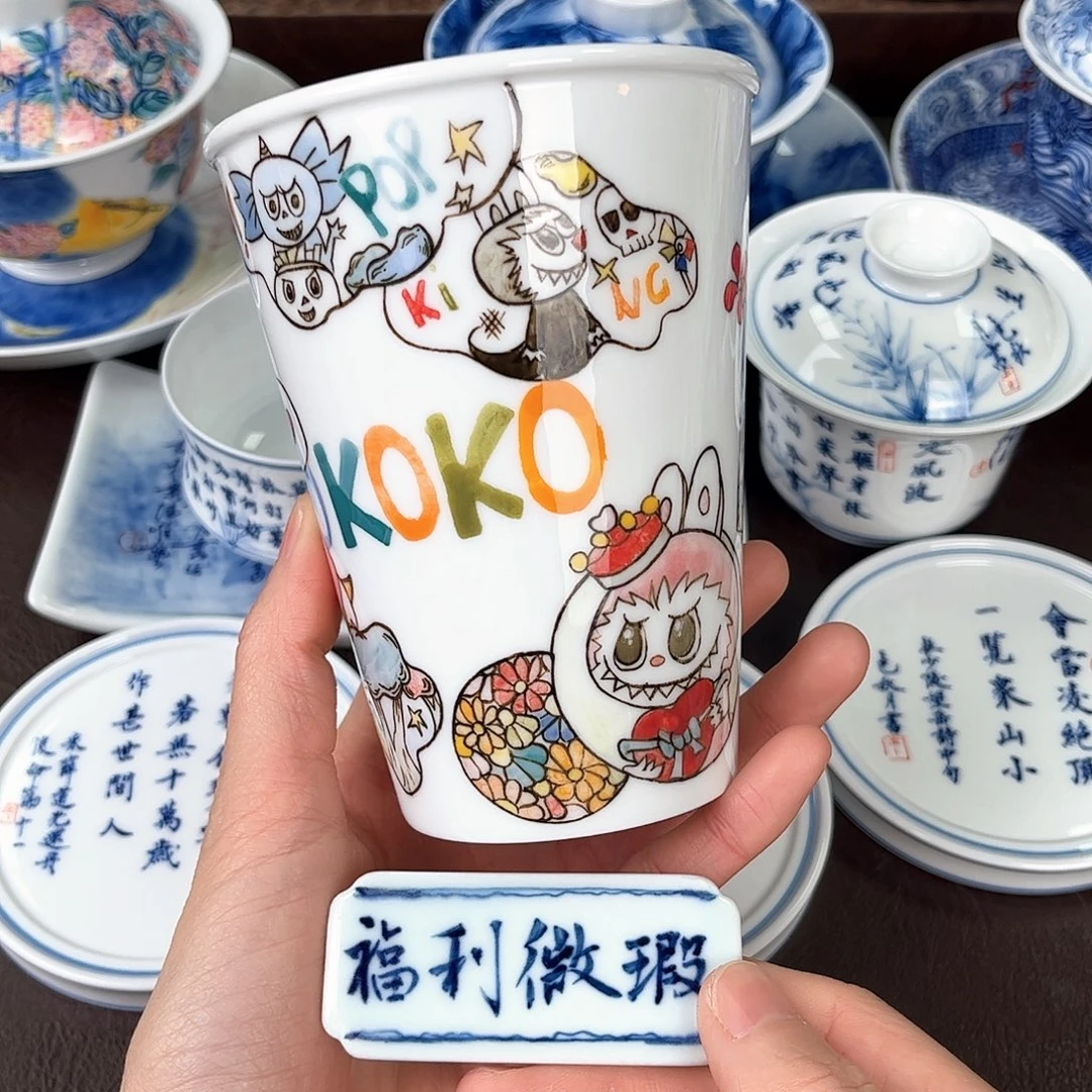 手绘高温瓷器瓷器