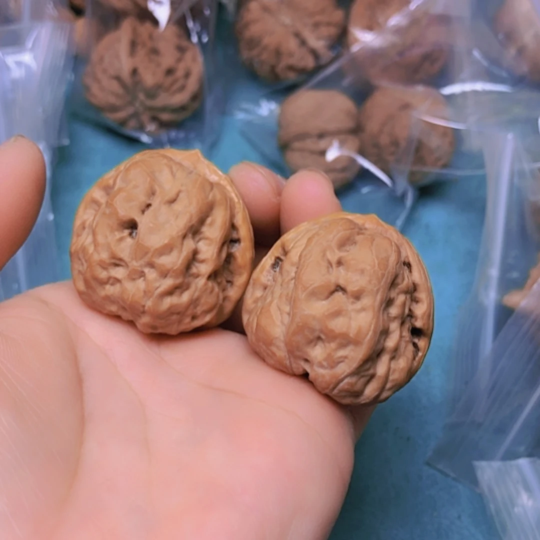 【闪购商品】把件核桃34.5蛤蟆头有修