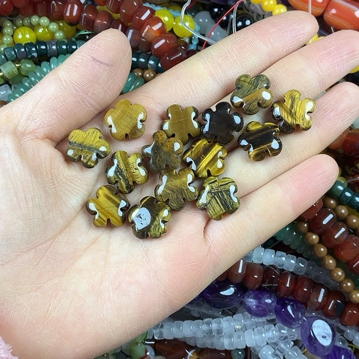 查罗石散珠合金14个花