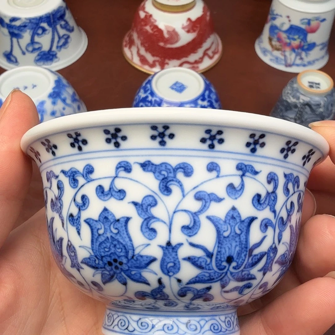 现代景德镇全手工全手绘茶具