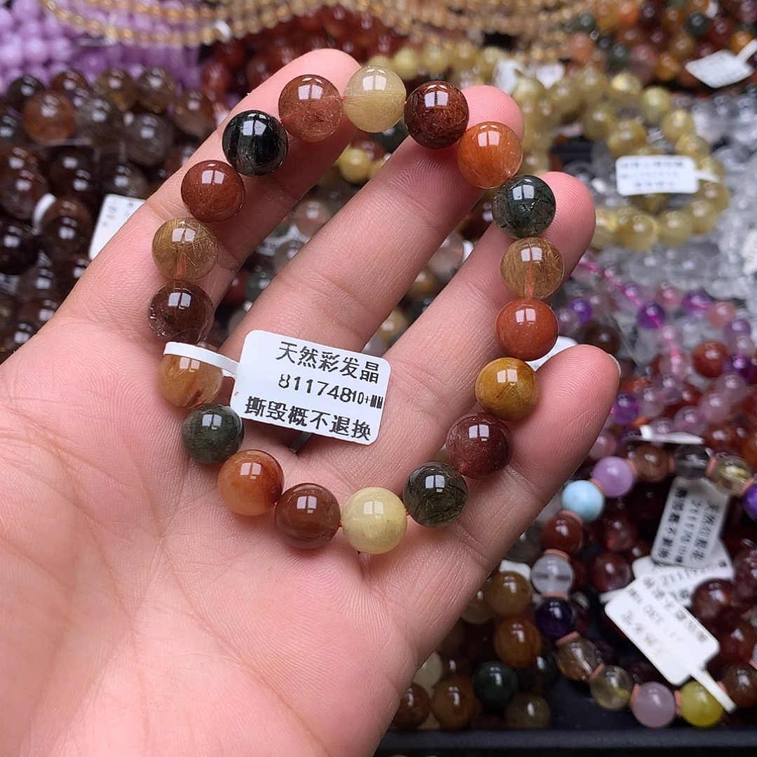未镶嵌水晶手链,,