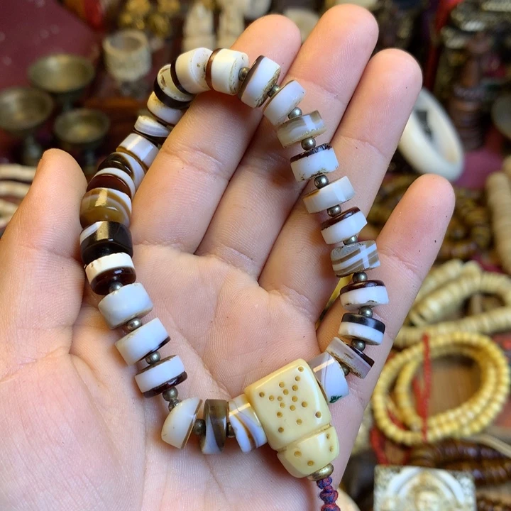 星月菩提吊坠藏传喜马拉雅艺术品