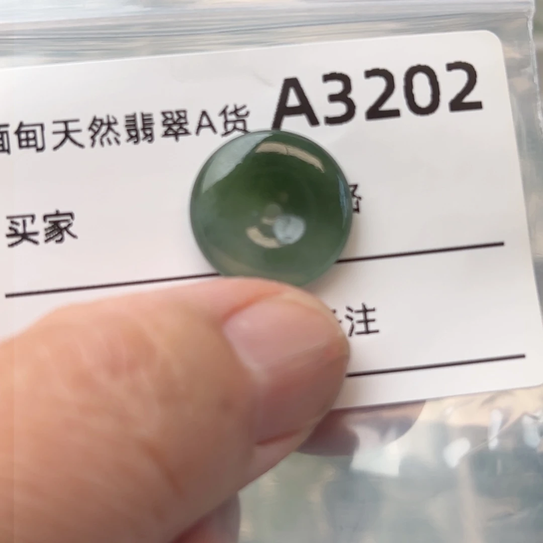 翡翠颈饰未镶嵌平安扣3202