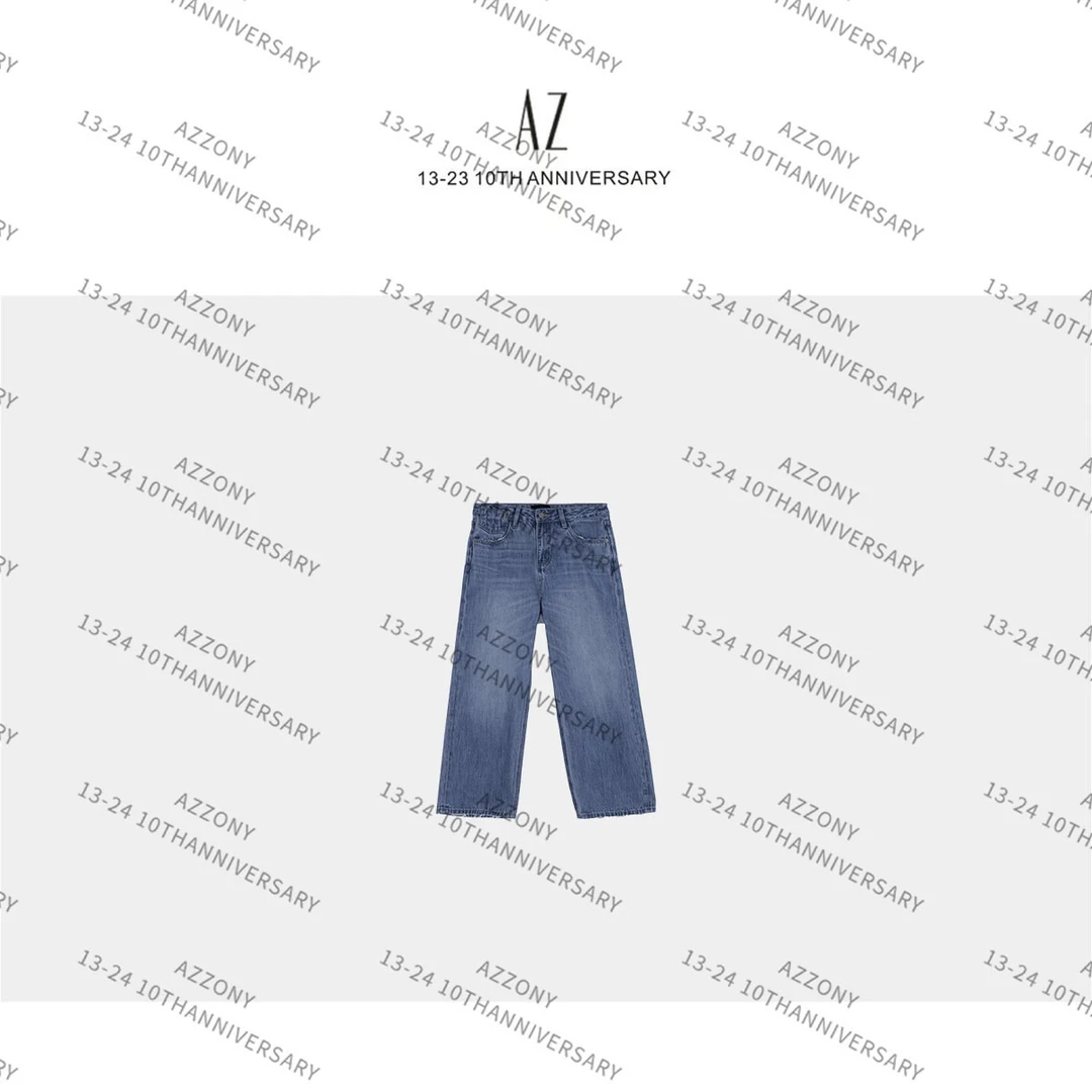 AZ-XJ 小口袋九分牛仔裤 2025春款NEW CT12304Q