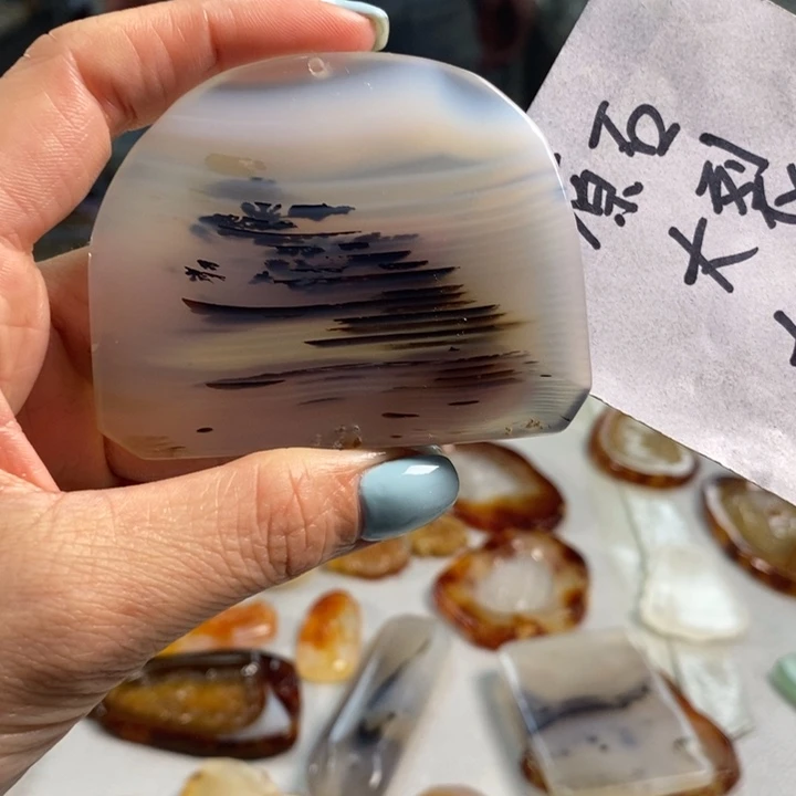 玛瑙/玉髓吊坠(不含链)未镶嵌