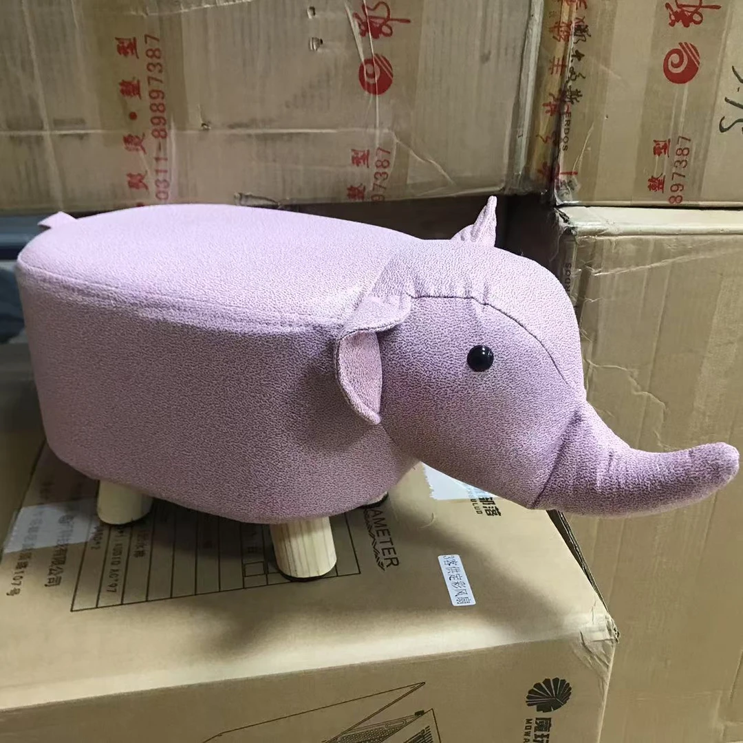 实木动物大象小凳子家用客厅小板凳