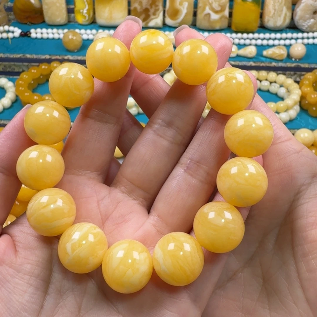 奶***苏手链琥珀未镶嵌同料