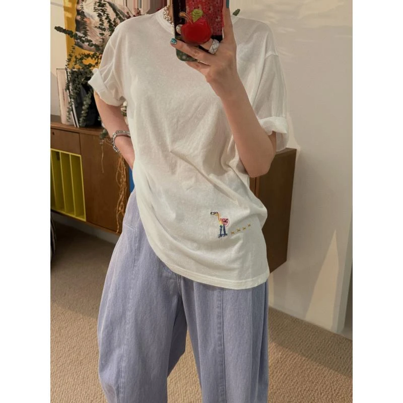 【第二代鸵鸟T】面料升级鸵鸟彩色T恤 J25DX105