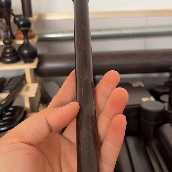 黑酸枝木类月*石紫光檀素面香筒