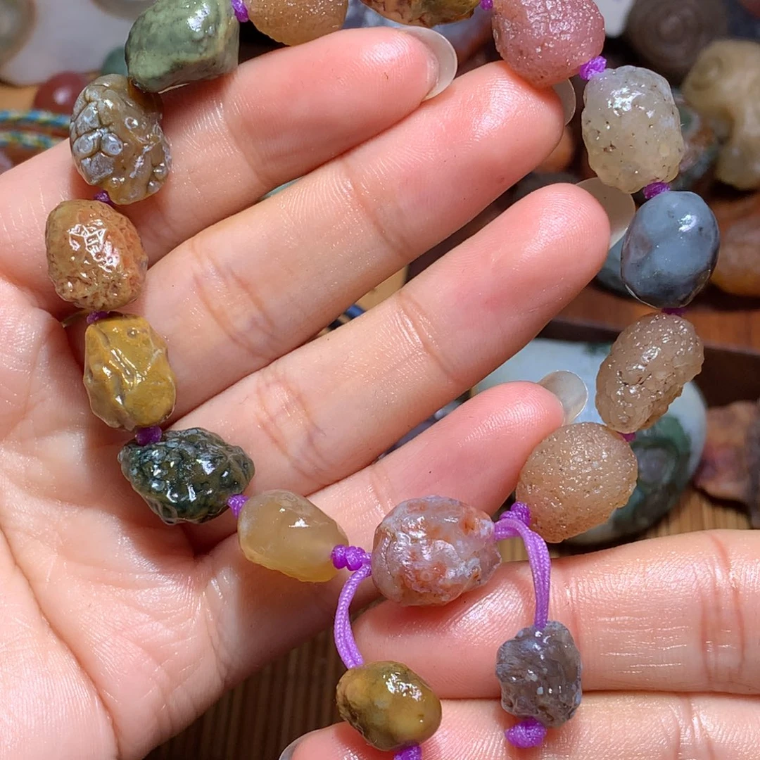 未镶嵌玛瑙/玉髓珠宝半成品